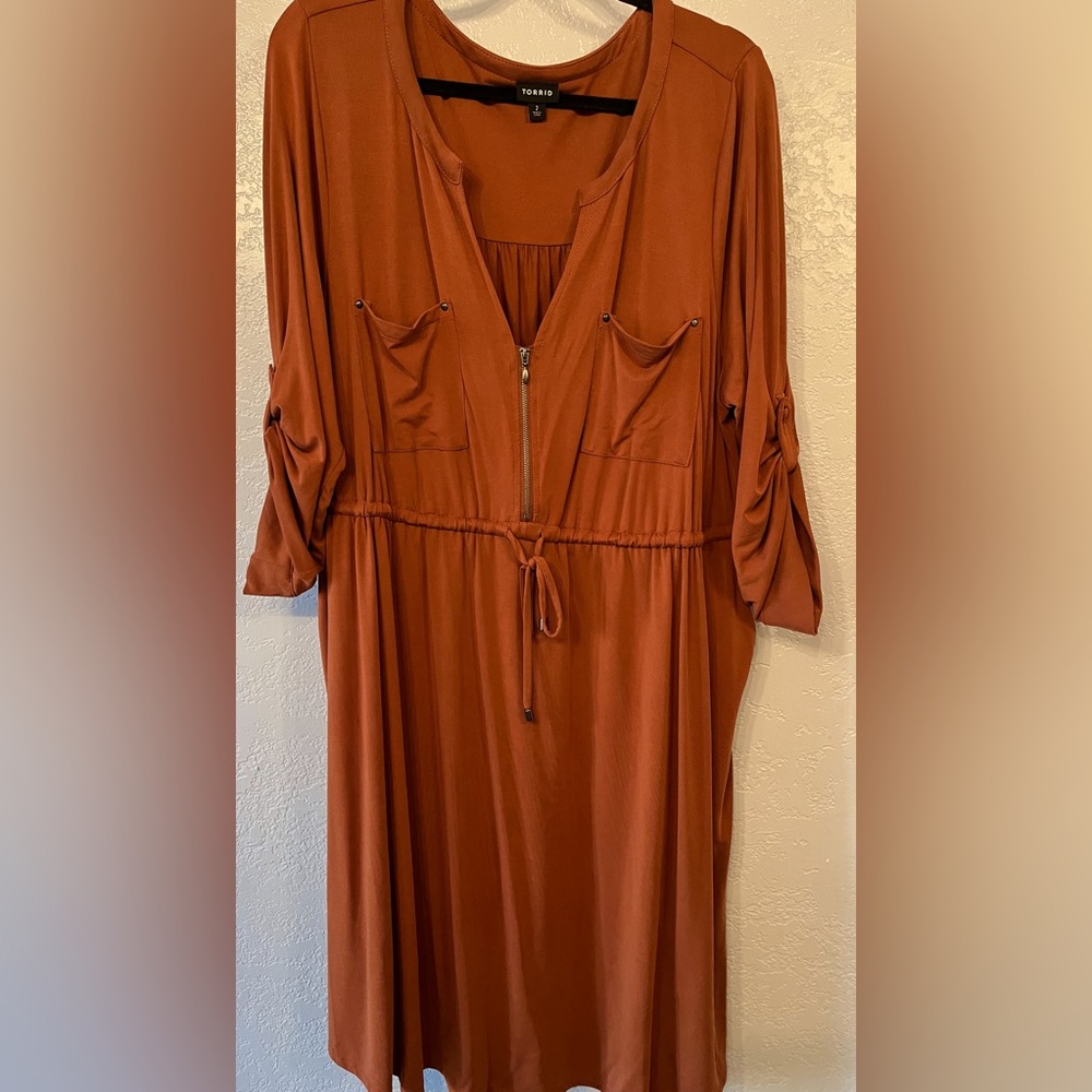 Shirt Dress A-Line - size 2